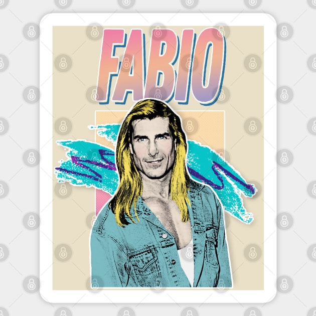 Fabio Aesthetic 90s Style Design Magnet by DankFutura